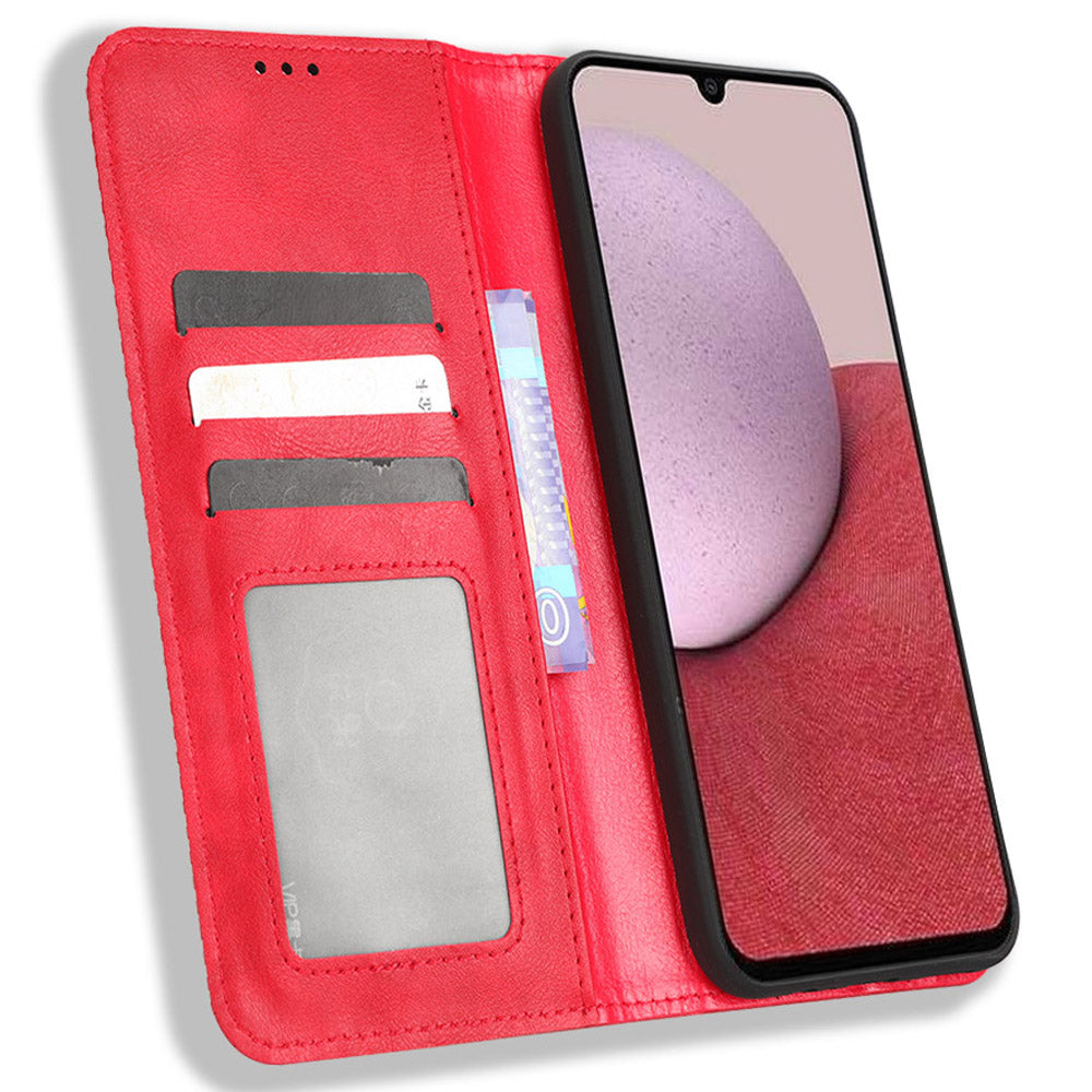 For Samsung Galaxy A14 4G Retro Texture Wallet Leather Stand Mobile Phone Case Phone Cover For Samsung Galaxy A14 4G Retro Texture Wallet Leather Stand Mobile Phone Case Phone Cover